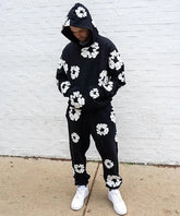 Luca β Floral Streetwear Tracksuit for Unisex